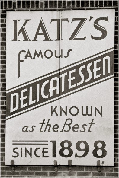 Katz's deli sign