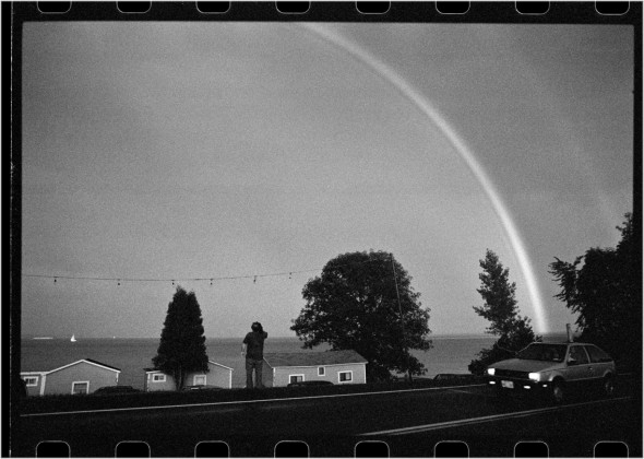 photographing the rainbow