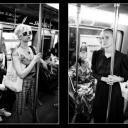 Subway Women Diptych (E-Mail For Price)